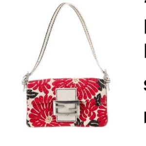 Fendi Crystal-Embellished Mini
Baguette